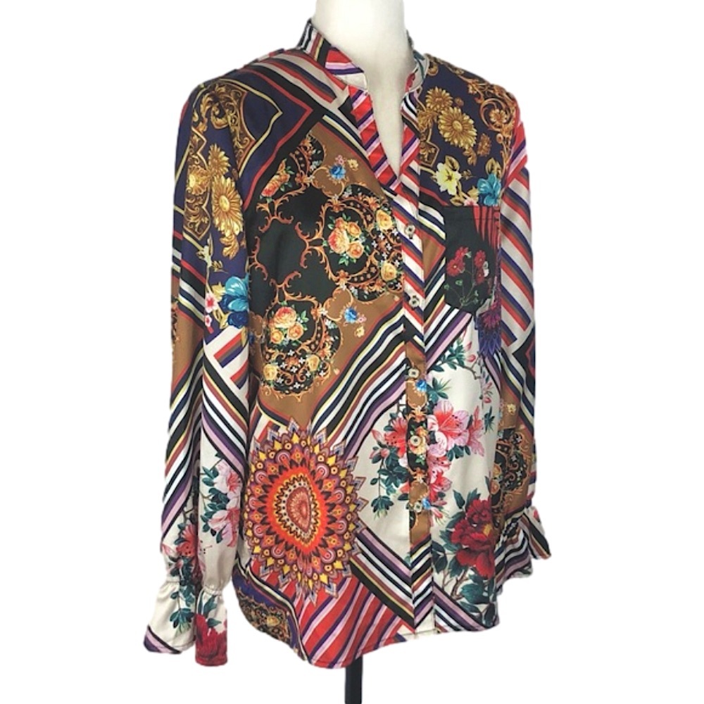 101 Idées multi-print blouse